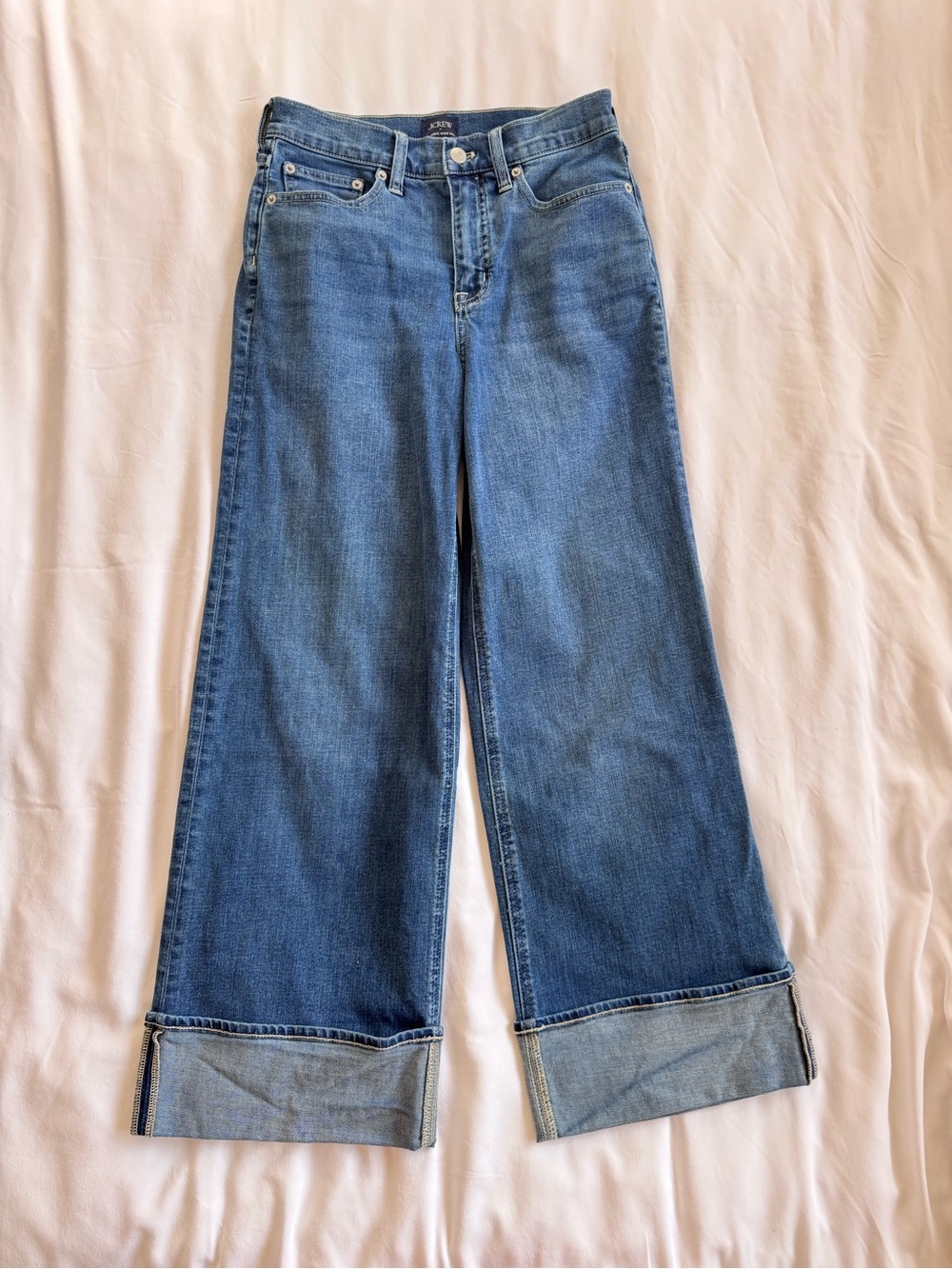 J Crew Classic Wide Leg Heritage Denim